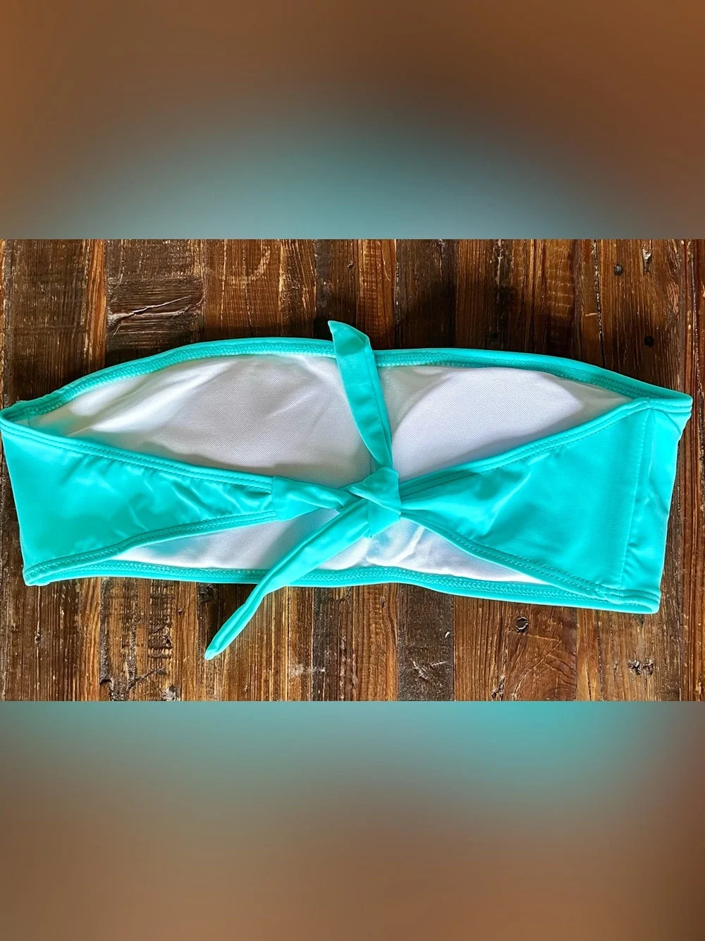 Two-piece aqua bathing suit, with Sheer Butterfly Print Camisole Top Sz M NWOT - Picture 13 of 16